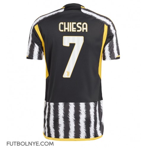 Camiseta Juventus Federico Chiesa #7 Primera Equipación 2023-24 manga corta